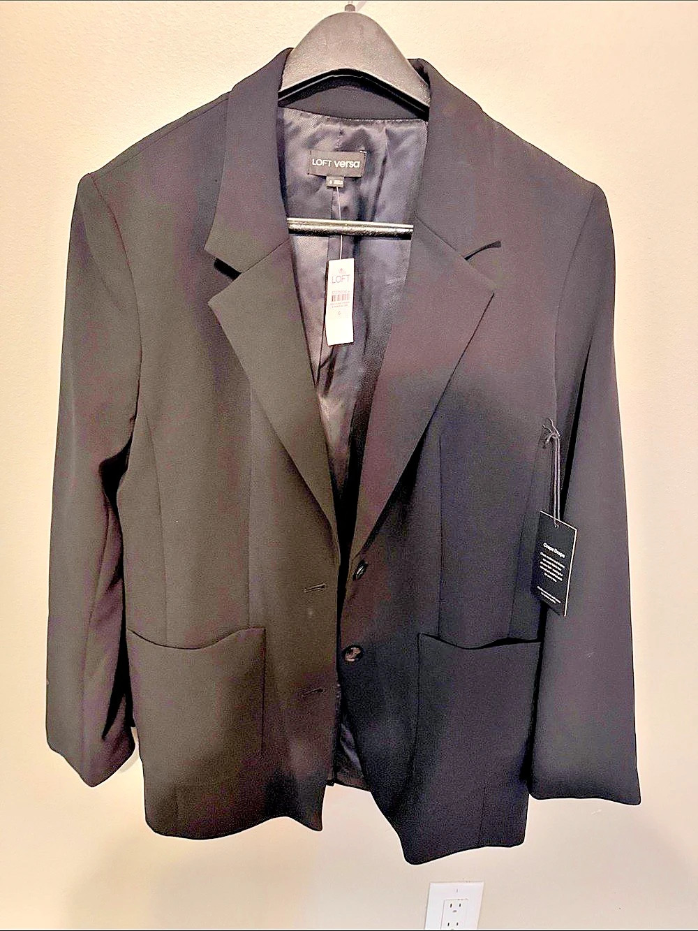 LOFT Black Blazer Size Small NWT